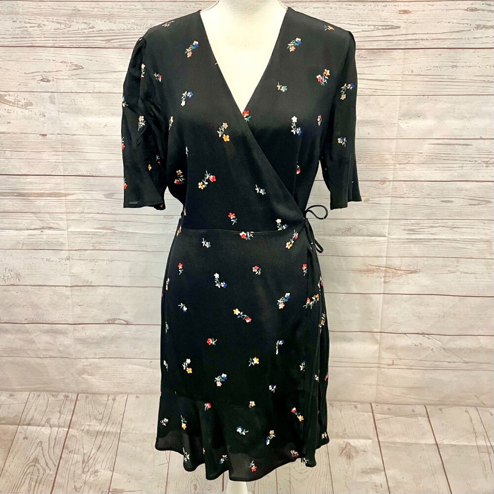 Rails Aimee Kyoto Floral Rayon Wrap Dress